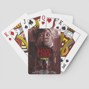 Blut-Gassen-Plakat-Spielkarten Spielkarten