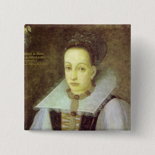 Blut-Gräfin-Knopf Button (Vorderseite)