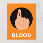BLUT Halloween Flashcard (Vorderseite)
