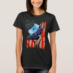 Blut im Inneren des Flags Ovarialkarzinom T-Shirt