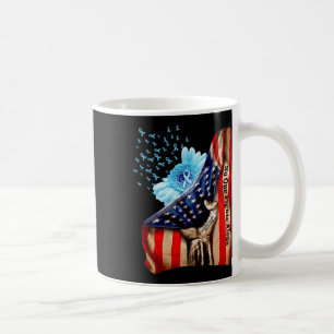 Blut in mir Flagge Eierstockkrebs-Bewusstsein Amer Kaffeetasse