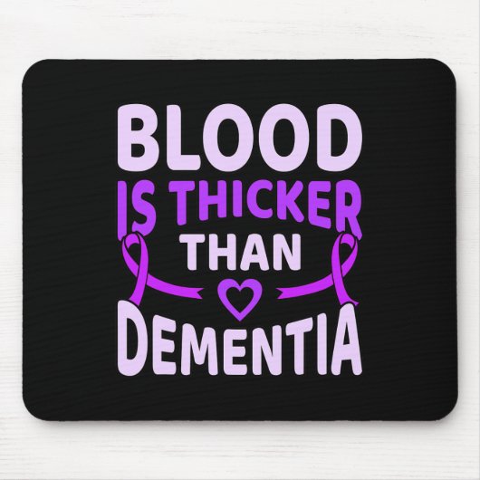 Blut ist dicker als Demenz Heimerheimer's Awar Mousepad (Vorne)