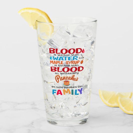 Blut ist dicker als Wasser, aber Ahornsirup ist Glas (Vorderseite Ice)