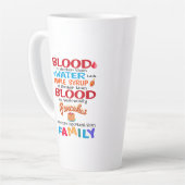 Blut ist dicker als Wasser, aber Ahornsirup ist Milchtasse (Linke Ecke)