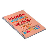 Blut ist dicker als Wasser, aber Ahornsirup ist Notizblock (Rechte Seite)