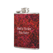 Blut ist dicker als Wasserflasche Flachmann (Links)