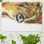 Blut-Jagdhunde Geschirrtuch (Gefaltet)