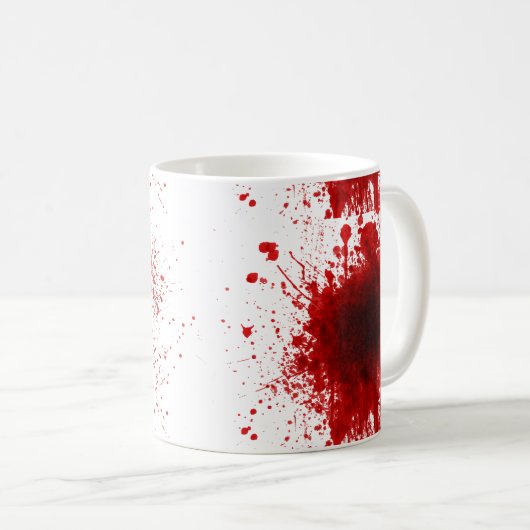 Blut Kaffeetasse (VorderseiteRechts)