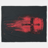 BLUT KNIGHT FLEECEDECKE (Vorderseite (Horizontal))