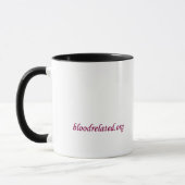 Blut-Krebs-Bewusstseins-Tasse Tasse (Links)