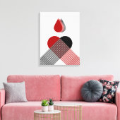 Blut Leinwanddruck (Insitu (Wohnzimmer))