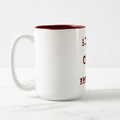 Blut meiner Feind-Tasse Zweifarbige Tasse (Links)