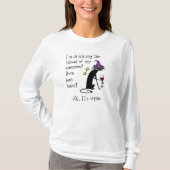 Blut meiner Feinde, JK Wein, schwarze Katze T-Shirt (Vorderseite)