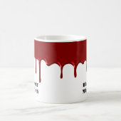 Blut meines Feindes Halloween  Kaffeetasse (Mittel)