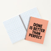 Blut mit Widerstandskraft - Motivierend Typografie Notizblock (Innenseite)