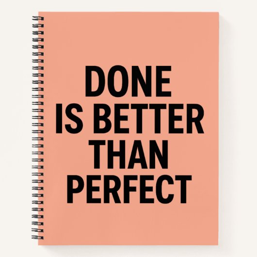 Blut mit Widerstandskraft - Motivierend Typografie Notizblock (Vorderseite)