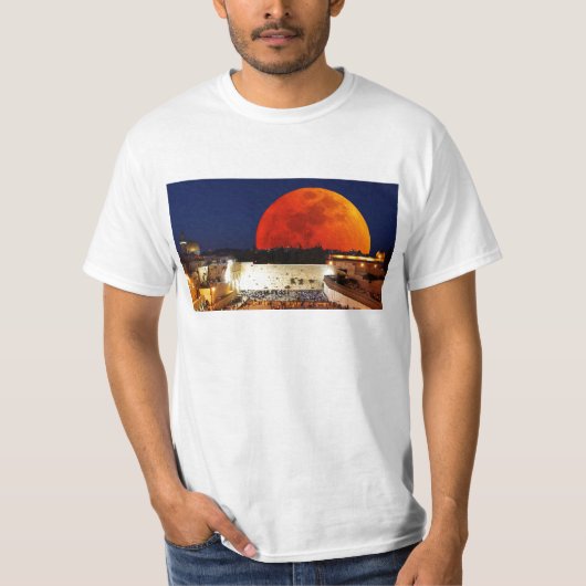 Blut-Mond über Jerusalem T-Shirt (Vorderseite)