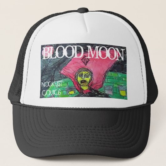 BLUT MOON NOCKLIST COMICEN TRUCKERKAPPE (Vorderseite)