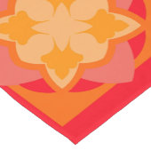Blut Orange Kurzer Tischläufer (Ecke)