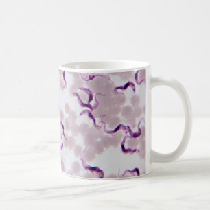 Blut-Parasit Trypanosoma Kaffeetasse