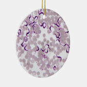 Blut-Parasit Trypanosoma Keramikornament (Rechts)