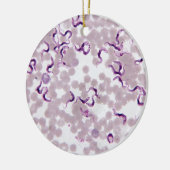 Blut-Parasit Trypanosoma Keramikornament (Links)