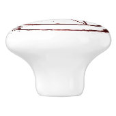 Blut Pentagram-Türknauf Keramikknauf (Seitenansicht)