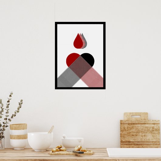Blut Poster (Küche)