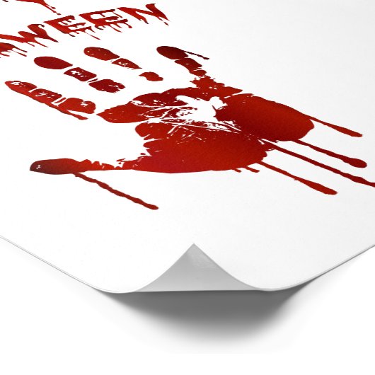Blut Poster (Ecke)