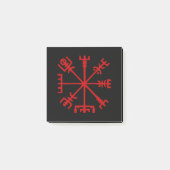 Blut Red Vegvísir (Viking Compass) Post-it Klebezettel (Vorderseite)