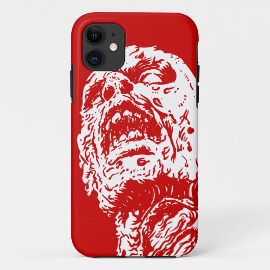 Blut Red Zombie iPhone 5 Case Sleeve (Rückseite)