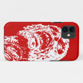 Blut Red Zombie iPhone 5 Case Sleeve (Rückseite (Horizontal))