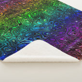 Blut-Regenbogen-Feuerstein 3 Sherpadecke (3/4)