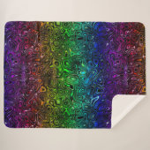 Blut-Regenbogen-Feuerstein 3 Sherpadecke (Vorderseite (Horizontal))