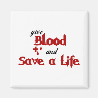 Blut Rette ein Leben Magnet