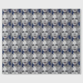 Blut-Rosenvampire-Kunst-Verpackungs-Papier Geschenkpapier (Flach)