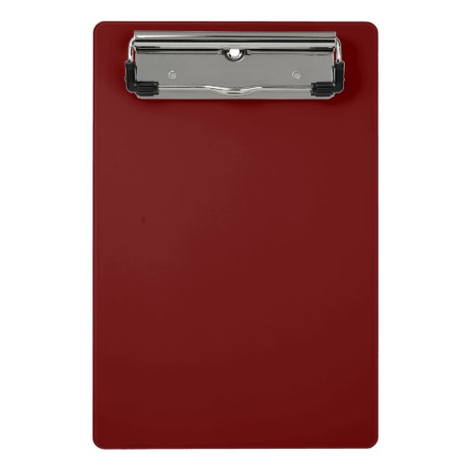Blut rot mini klemmbrett (Vorderseite)