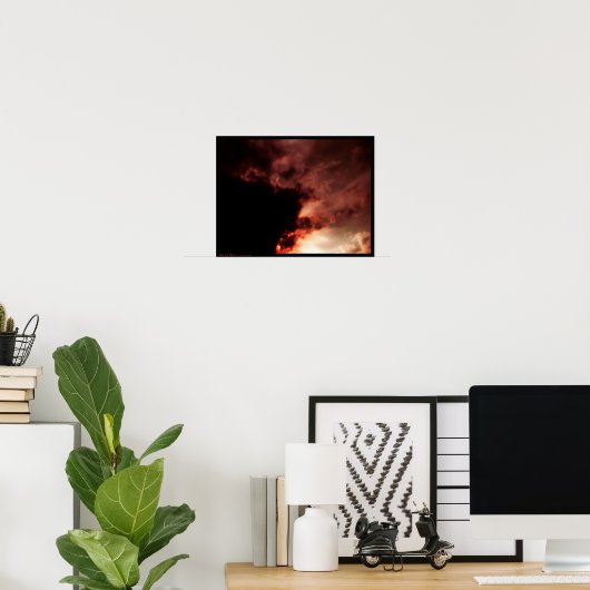 Blut rot poster (Heimbüro)