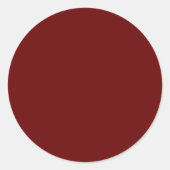 Blut rot runder aufkleber (Vorderseite)