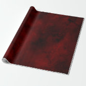 Blut-Rotes Geschenk Wrap Geschenkpapier (Ungerollt)
