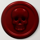 Blut-Schädel Button (Vorderseite)