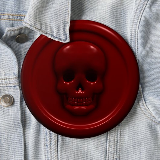 Blut-Schädel Button (Beispiel)