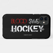 BLUT-SCHWEISS-HOCKEY Case-Mate iPhone HÜLLE (Rückseite (Horizontal))