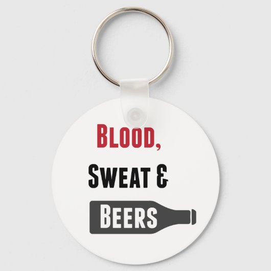 Blut, Schweiß und Bier Schlüsselanhänger (Vorderseite)