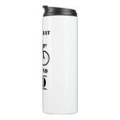 Blut-Schweiß und Mud-Zykloskreuz Thermosbecher (Nach rechts gedreht)