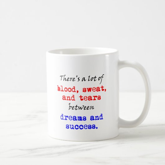 Blut-Schweiß und Risse Kaffeetasse (Rechts)