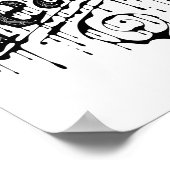 Blut, Schweiß und Tränen - Poster (weiß) (Ecke)