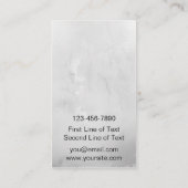 Blut schwitzte keine visitenkarte (Rückseite)