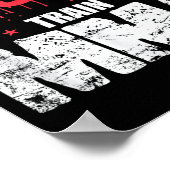 Blut spenden MMA Mixed Martial Arts Training Poster (Ecke)