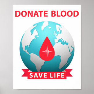 Blut spenden poster